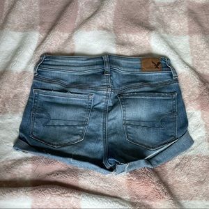 American Eagle High Rise Stretch Jean Shorts